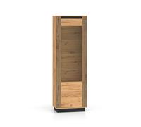 Vitrine 1 porte Petits-meubles - Solal - 65 x 40 x 200cm - Bois