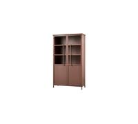 Vitrine 173x99 cm métal tan EXHIBIT