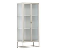 Vitrine 2 Portes Design Garis 160cm Beige