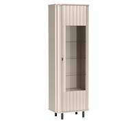 Vitrine 2 portes - NOVADO - 98 cm - gris cachemire