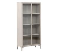 Vitrine 2 Portes Piring 190cm Beige