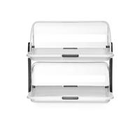 Vitrine à couvercle coulissant Roll top - double 465x310x(H)410 mm - Hendi