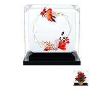 Vitrine acrylique compatible avec Le-go 10370 modèle (A) | Boîte d'affichage anti-poussière, boîte transparente, compatible avec le modèle Le-go 10370. Boîte uniquement