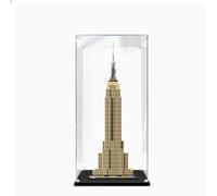 Vitrine Acrylique Compatible Le-go 21046 Empire State Building Building Block,Couvercle Transparent boîte à poussière,étui Protection Objets Collection-Les modèles sont Pas Inclus(3MM)
