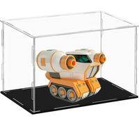 Vitrine acrylique transparente 14-x-22-x-14-cm boîte de présentation étanche à la poussière pour les modèles de collection