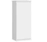 Akord Armoire vitrine bibliothèque - Blanc