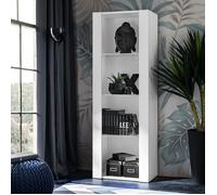 Vitrine Armoire Komodee TIVOLI - sans LED - Blanc - 55 x 159 x 35 cm