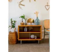 Vitrine basse en bois clair n°207