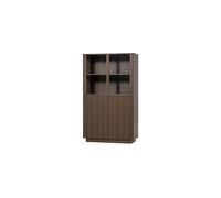 Vitrine basse pin Truffle Brown NOVA