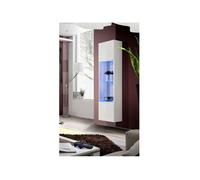 Vitrine colonne - FLY 42 - LED - L 40 cm x P 29 cm x H 170 cm - Blanc