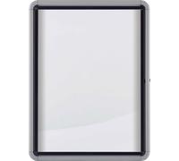 Vitrine d'affichage avec porte rabattable 12x A4 blanc NOBO 1902581