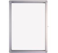 Vitrine d'affichage ECO pour 6 x A4, surface métal