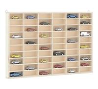 vidaXL Vitrine de Collection en Bois avec 60 Compartiments 60 x 4,5 x 40,5 cm