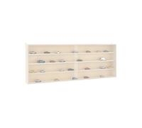 vidaXL Vitrine de collection en bois avec portes 100x8,5x37 cm