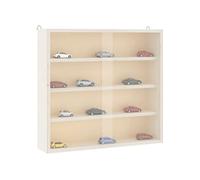 vidaXL Vitrine de Collection en Bois avec Portes 40x8,5x37cm