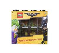 Vitrine de présentation des mini-personnages Batman pour 8 mini-personnages, conteneur empilable contre un mur ou sur un bureau, noir