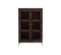 Vitrine Design 2 Portes Pimlico 148cm Charbon