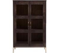 Vitrine Design 2 Portes Pimlico 148cm Charbon