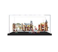 Vitrine en acrylique anti-poussière pour Le-go 43302 Shopping Street Model (boîte de présentation uniquement) (StyleA 3 mm)