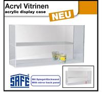Vitrine En Acrylique Avec Miroir Arrière Pour Antiques SAFE 5110 560x310x160 Mm