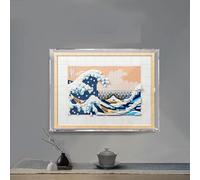 Vitrine en Acrylique Compatible avec Le modèle pour Lego 31208, modèle de Bloc de Construction, Couvercle Anti-poussière Transparent, étui de Protection à Collectionner (vitrine Uniquement)