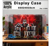 Vitrine en acrylique pour 11370 briques, boîte de présentation pour le jeu de construction The Creel House, vitrine transparente anti-poussière Style A