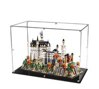 Vitrine en acrylique pour Lego 21063 Château de Neuschwanstein - 3 mm - Étanche à la poussière - Compatible avec Lego 21063 (modèle non inclus) - Transparent - 3 mm