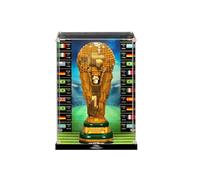 Vitrine en acrylique pour Lego 43020 43019 Le Trophée de la Coupe du Monde et Ensemble de Construction de Ballon de Football, Boîte Transparente Anti-poussière - Seulement Vitrine, Boîte de