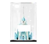 Vitrine en acrylique pour Lego 43197 Château de construction - Boîte transparente anti-poussière - Seule vitrine compatible avec Lego 43197 (Transparent A)