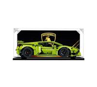 Vitrine en acrylique pour Lego Lamborgh 42161, boîte de présentation anti-poussière compatible avec voiture de sport Lego, modèle de vitrine cadeau (fond A (35 x 15 x 15 cm))