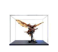 Vitrine en acrylique pour modèle d'avion Lego 10363 - 3 mm - Étanche à la poussière - Compatible avec Lego 10363 (modèle non inclus) - Construction transparente de 2 mm