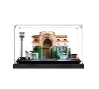 Vitrine en acrylique spécialement conçue pour Lego 10362 - Kit de construction de café à la française - Boîte anti-poussière - Seule vitrine compatible avec Lego 10362 (3 mm + base A)