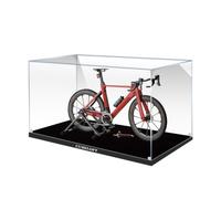 Vitrine en acrylique spécialement conçue pour Lego 11380 Kit de construction de vélo de route Boîte anti-poussière - Seule vitrine compatible avec Lego 11380 (3 mm)