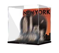Vitrine en acrylique spécialement conçue pour Lego 21066 The Big Apple Skyline, New York City - Boîte anti-poussière - Seule vitrine compatible avec Lego 21066 (spray arrière B)