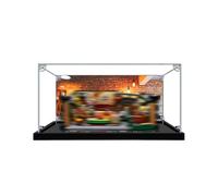 Vitrine en acrylique spécialement conçue pour Lego 21319 Old Friends Café - Boîte anti-poussière - Seule vitrine compatible avec Lego 21319 (spray arrière 1 + base A)