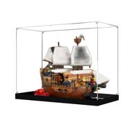 Vitrine en acrylique spécialement conçue pour Lego 31387 Kit de construction de bateau 3 en 1 - Boîte anti-poussière - Seulement vitrine compatible avec Lego 31387 (2 mm + base A)