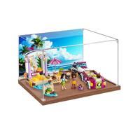 Vitrine en acrylique spécialement conçue pour Lego 41316 - Kit de construction de véhicule de transport hors-bord - Boîte anti-poussière - Seulement vitrine, boîte de présentation compatible avec Lego