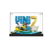 Vitrine en acrylique spécialement conçue pour Lego 43027 Goal Moment Building Set Boîte anti-poussière - Seule vitrine compatible avec Lego 43027 (3 mm + base A)