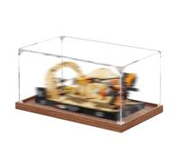 Vitrine en acrylique spécialement conçue pour Lego 75380 Shuttle Race Car Building Set Boîte anti-poussière - Seule vitrine compatible avec Lego 75380 (3 mm)