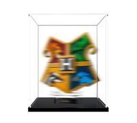 Vitrine en acrylique spécialement conçue pour Lego 76462 College Emblem Building Set de construction Boîte anti-poussière - Seule vitrine compatible avec Lego 76462 (2 mm)