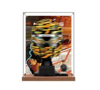 Vitrine en acrylique spécialement conçue pour les casques d'équipe Lego 43017 43023 - Boîte anti-poussière - Uniquement compatible avec Lego 43017 43023 (43023 Base B)