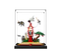 Vitrine en acrylique spécialement fabriquée pour Lego 21355 Knowledge is Power Building Set Boîte anti-poussière - Seule vitrine, boîte de présentation compatible avec Lego 21355 (3 mm + base A)