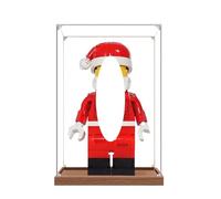 Vitrine en acrylique spécialement fabriquée pour Lego 40820 Big Santa Building Set de construction - Boîte anti-poussière - Seule vitrine compatible avec Lego 40820 (3 mm + base B)