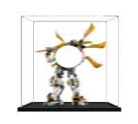 Vitrine en acrylique spécialement fabriquée pour Lego 71821 Mech Building Set de construction Boîte anti-poussière - Seule vitrine compatible avec Lego 71821 (3 mm)