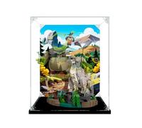 Vitrine en acrylique spécialement fabriquée pour Lego 72423 Monster Building Set de construction - Boîte anti-poussière - Seule vitrine compatible avec Lego 72423 (spray arrière + base A)
