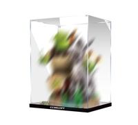 Vitrine en acrylique spécialement fabriquée pour Lego 72423 Monster Building Set de construction - Boîte anti-poussière - Seulement vitrine compatible avec Lego 72423 (miroir de 2 mm)