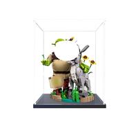 Vitrine en acrylique spécialement fabriquée pour Lego 72423 Monster Set de construction - Boîte anti-poussière - Seulement vitrine, boîte de présentation compatible avec Lego 72423 (3 mm)