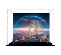 Vitrine en acrylique spécialement fabriquée pour Lego 75459 Shuttle Machine de construction - Boîte anti-poussière - Seulement vitrine, boîte de présentation compatible avec Lego 75459 (spray arrière