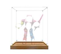 Vitrine en acrylique spécialement fabriquée pour Lego 77078 Mech Leader Building Set Boîte anti-poussière - Seule vitrine, boîte de présentation compatible avec Lego 77078 (3 mm + base B)