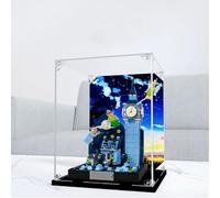 Vitrine en acrylique transparent pour Lego 43232 Flying Over London - Boîte de rangement - Compatible avec le modèle 43232 (boîte de présentation uniquement) - Base noire